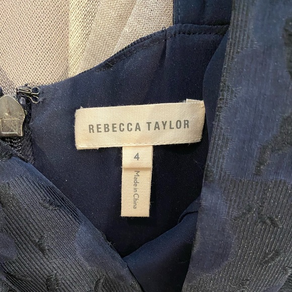 Rebecca Taylor Dress - Navy blue and black size 4 - Picture 2 of 4